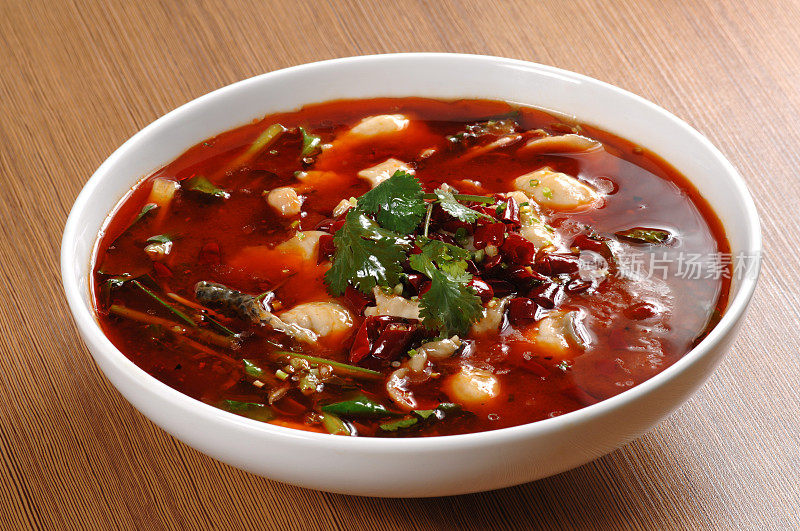 Boiled Sliced Fish in Hot Chili Oil (水煮鱼)